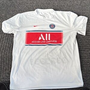 Nike White Jersey with Red and Blue Accents